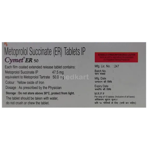cymet er 50mg tablet 10's